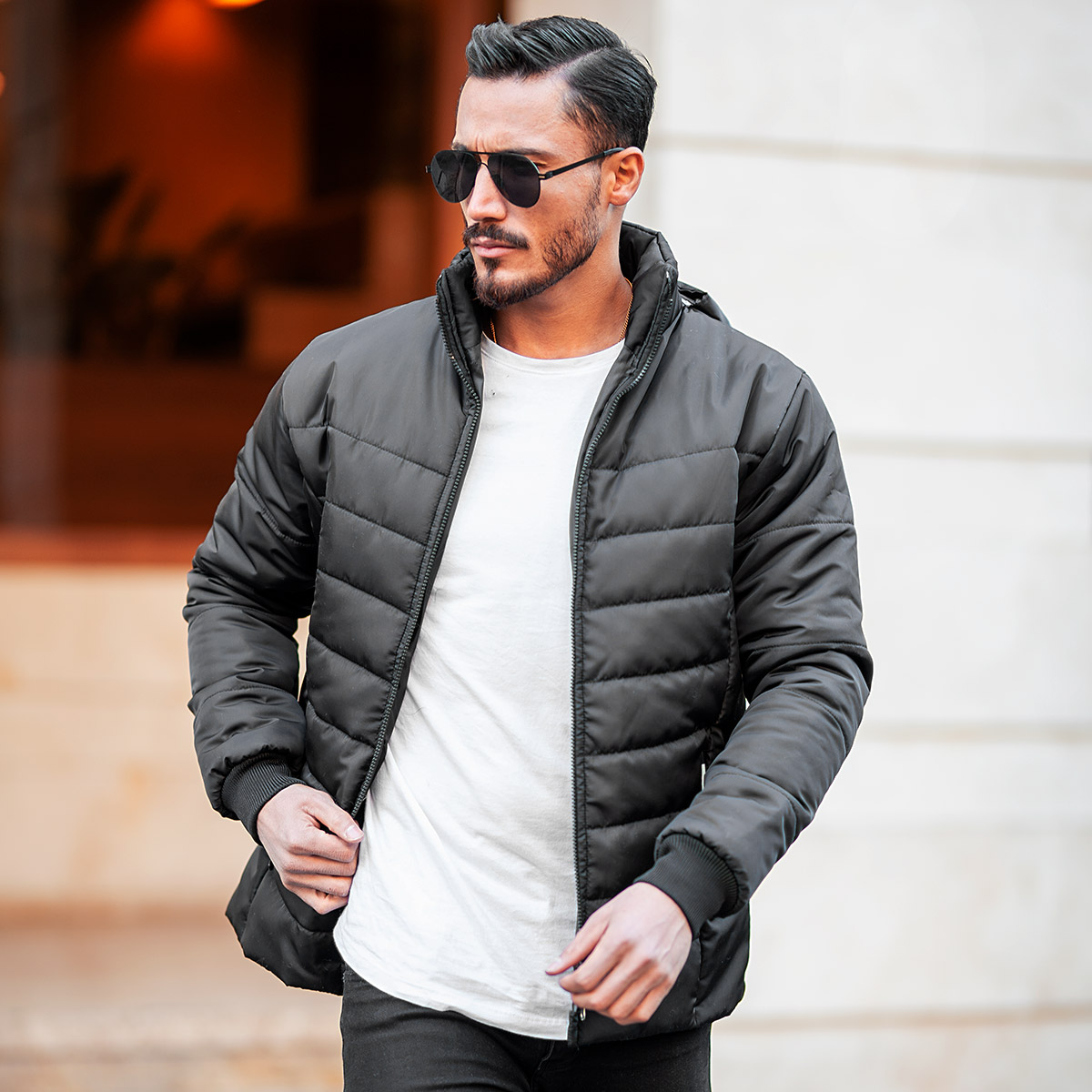 کاپشن denim مشکی